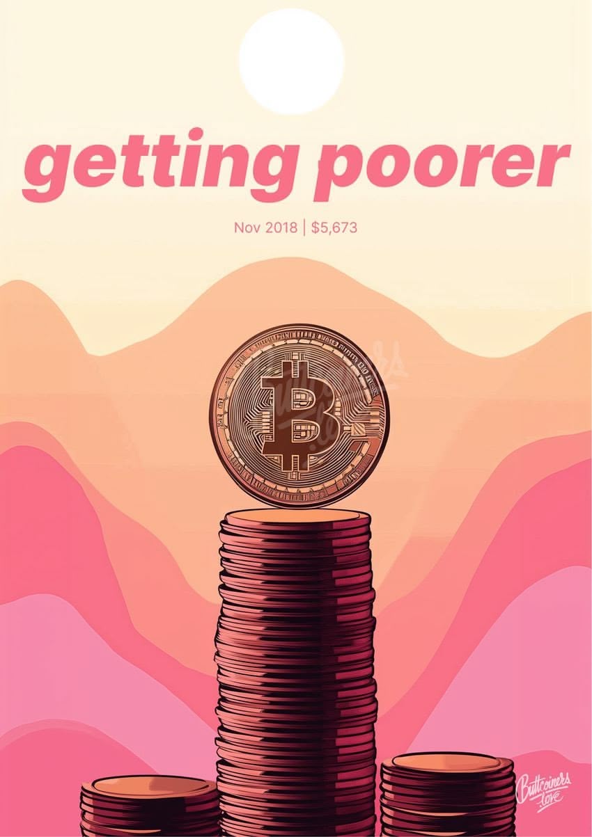 "Getting poorer" — Dave Harper, 2018