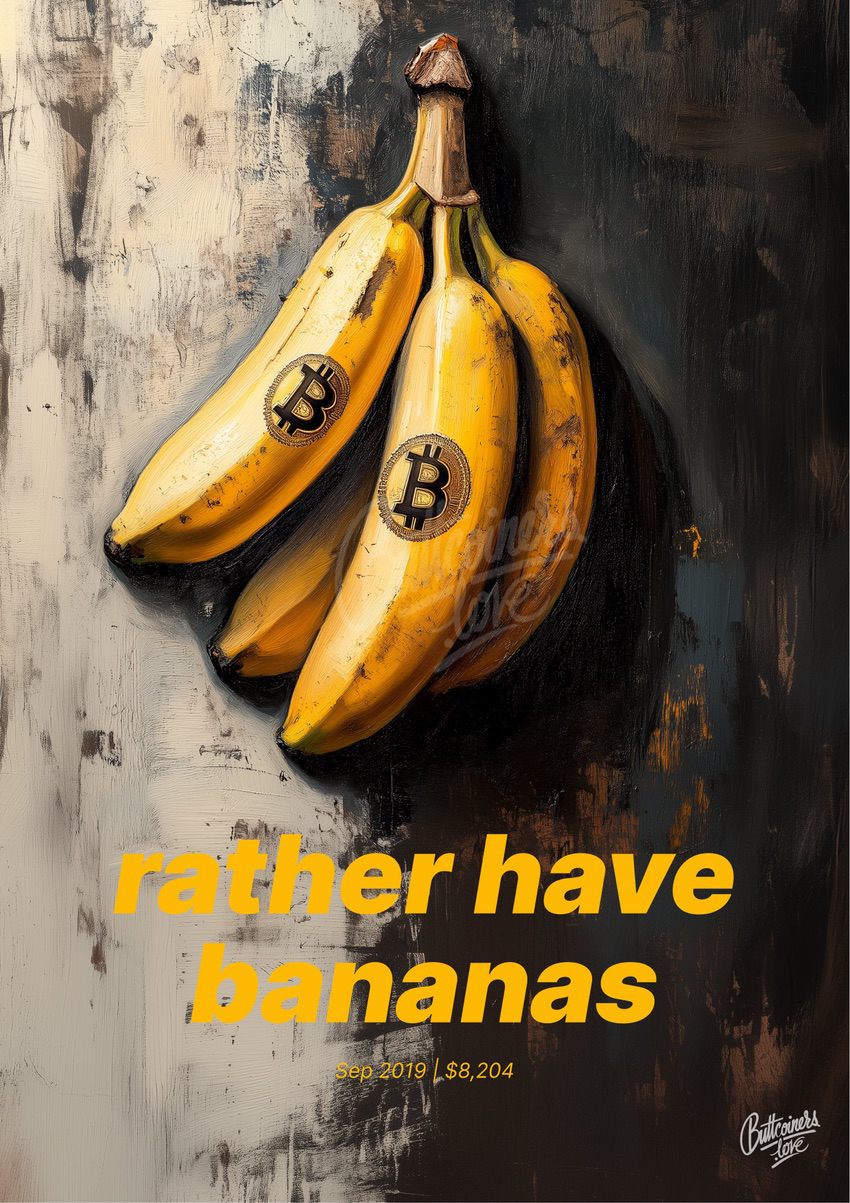 "rather have bananas" — Mark Cuban, 2019