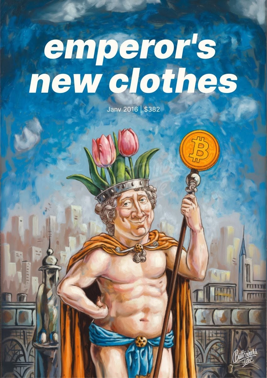"Emperor's new clothes" — Keith Parkins, 2016