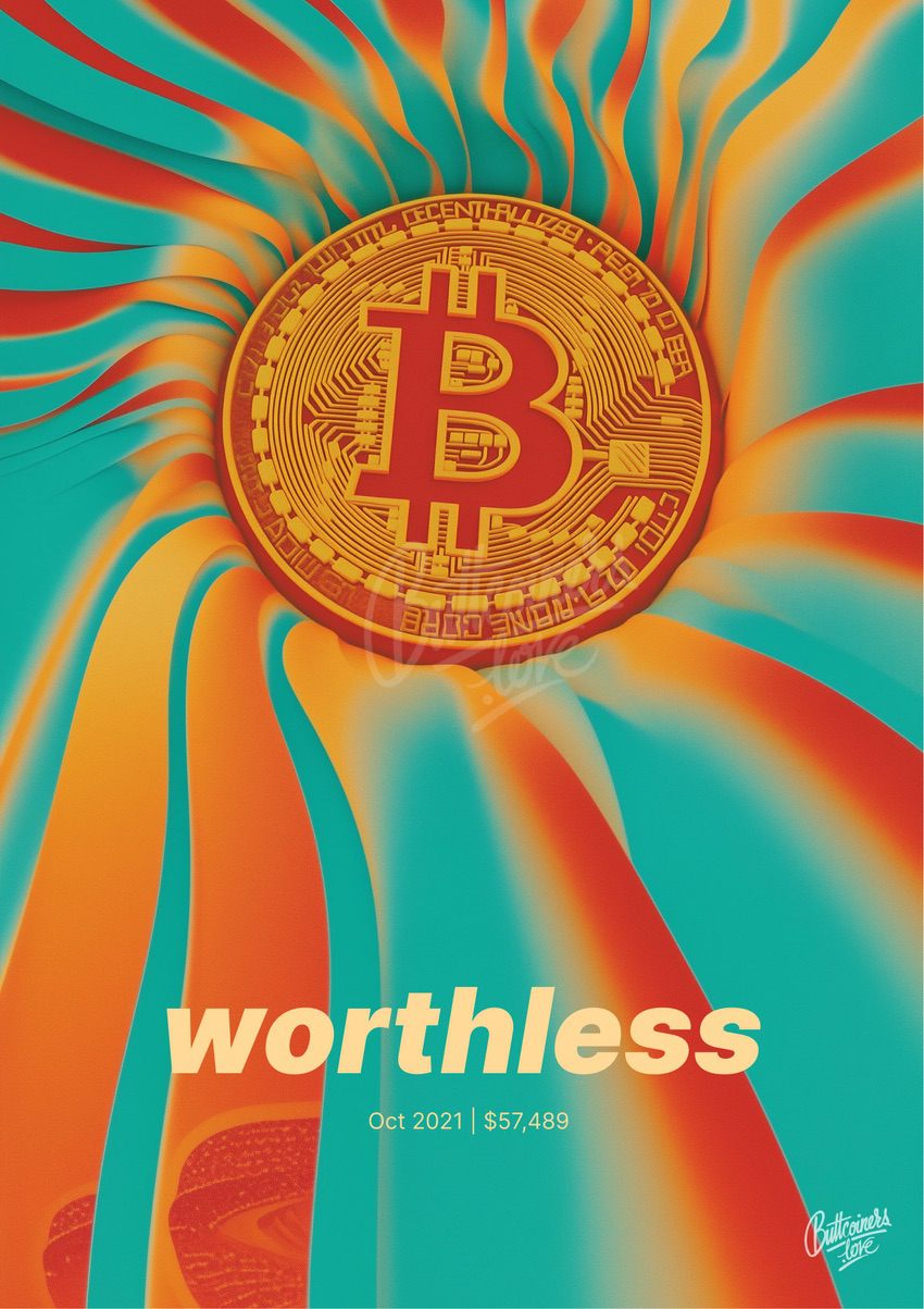 "worthless" — Jamie Dimon, 2021