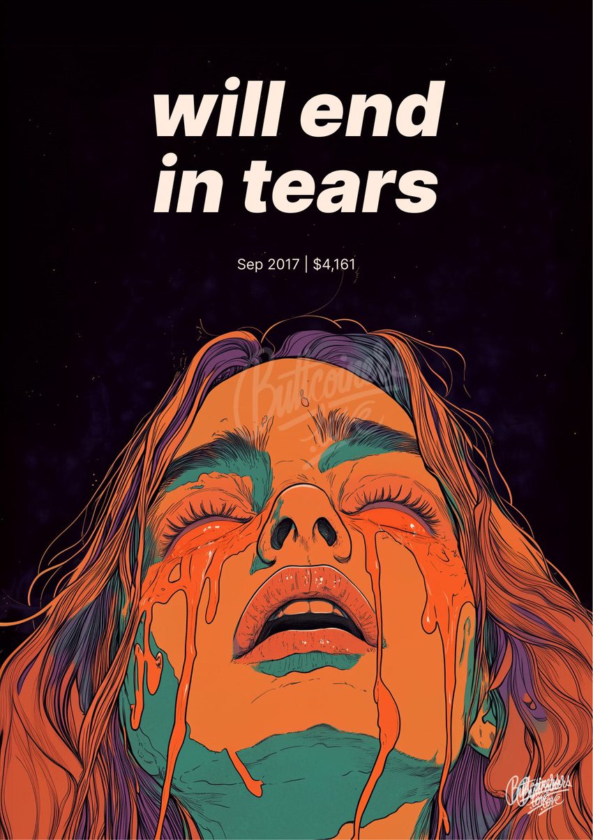 "will end up in tears" — Richard Harris, 2017