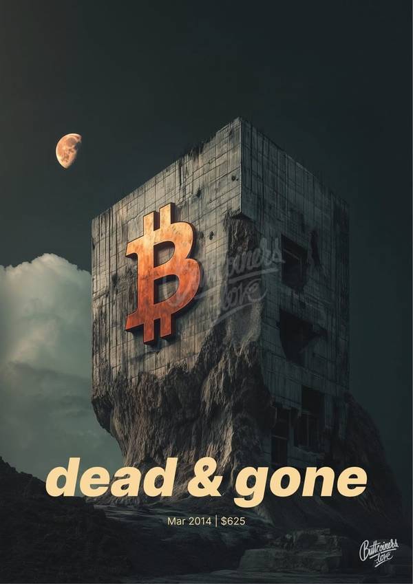 "dead and gone" — Andrew Leonard poster