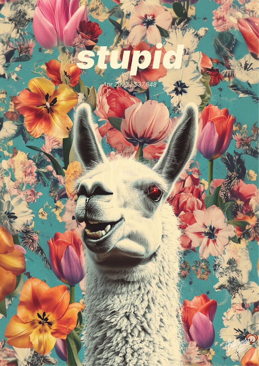 "Stupid" — Charlie Munger, 2022. Bitcoin prediction poster.
