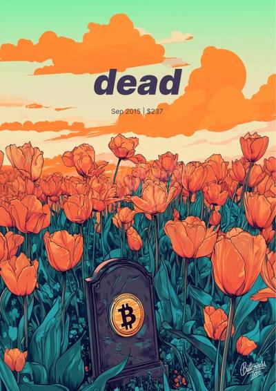 Pascal Bouvier wrong Bitcoin prediction poster