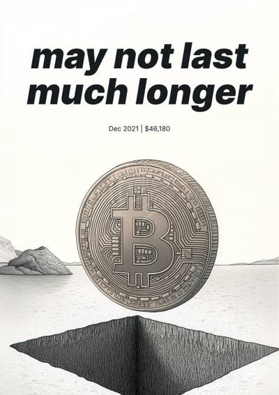 Eswar Prasad wrong Bitcoin prediction poster