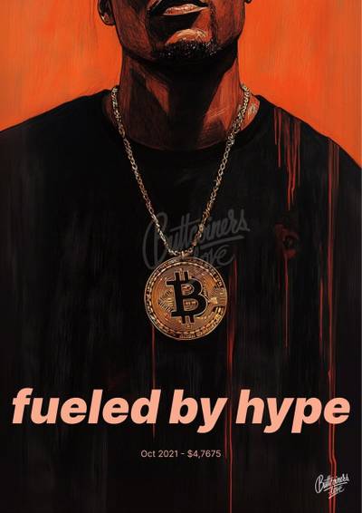 Steve Hanke wrong Bitcoin prediction poster