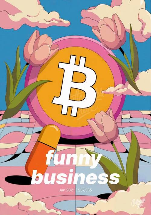Framed poster: funny business