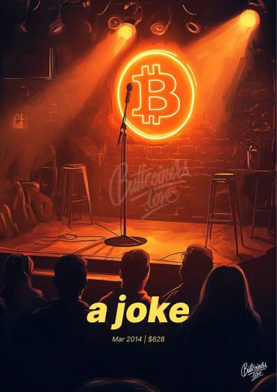 Warren Buffett wrong Bitcoin prediction poster