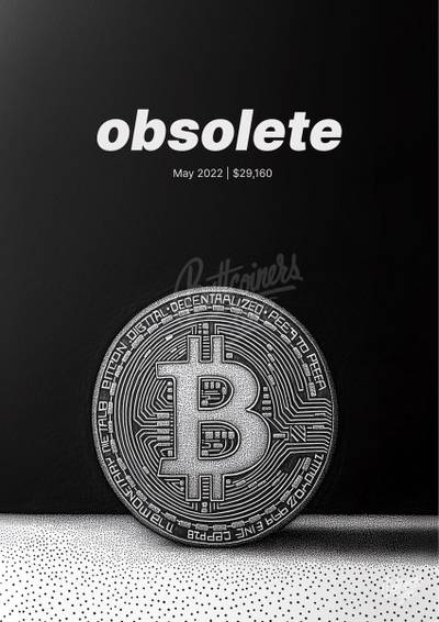 Bill Blain wrong Bitcoin prediction poster