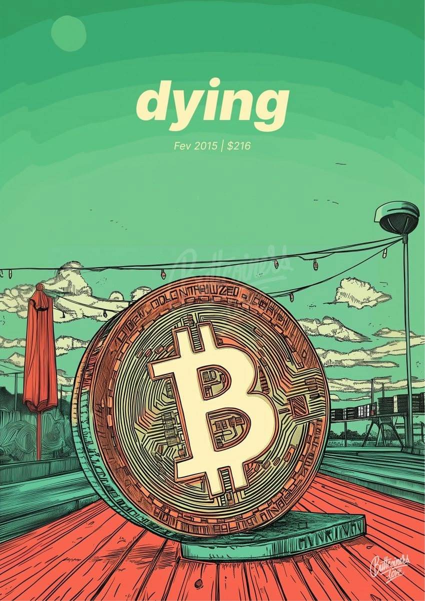 "dying" — Robert Nielsen poster