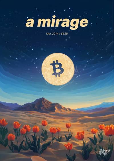 Warren Buffett wrong Bitcoin prediction poster