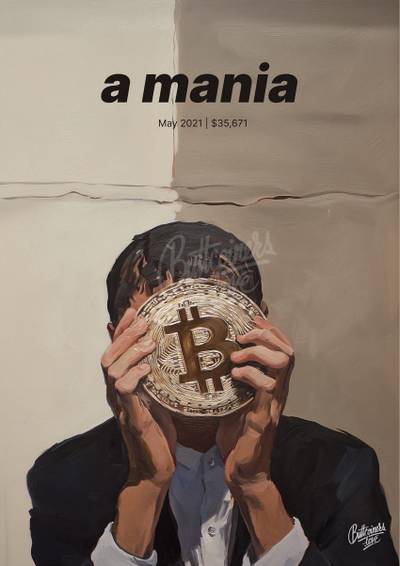 Josh Williams wrong Bitcoin prediction poster