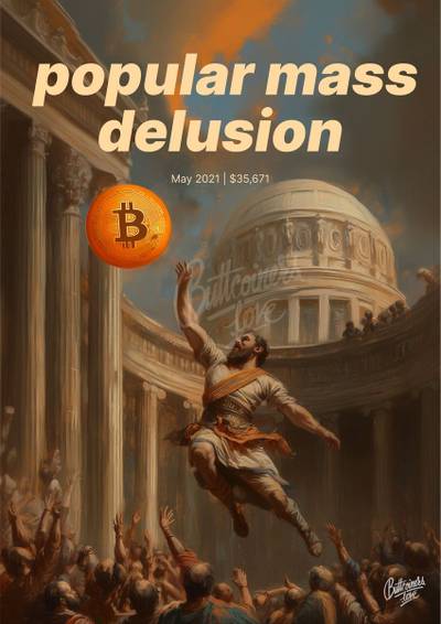 Josh Williams wrong Bitcoin prediction poster