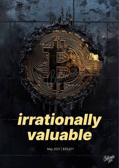Josh Williams wrong Bitcoin prediction poster