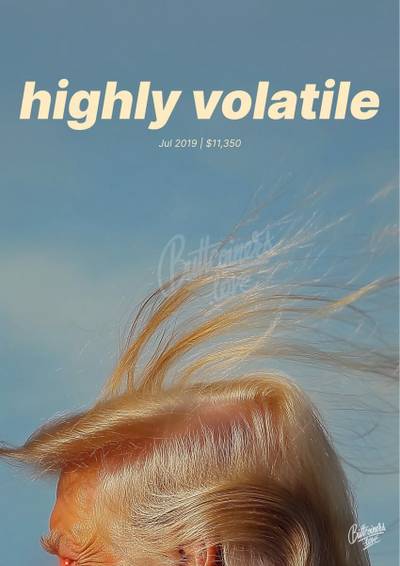 Donald Trump wrong Bitcoin prediction poster