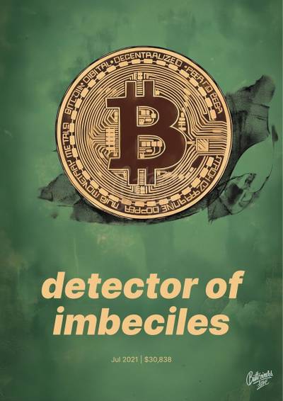 Nassim Nicholas Taleb wrong Bitcoin prediction poster