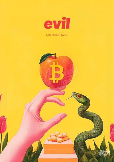 Paul Krugman wrong Bitcoin prediction poster