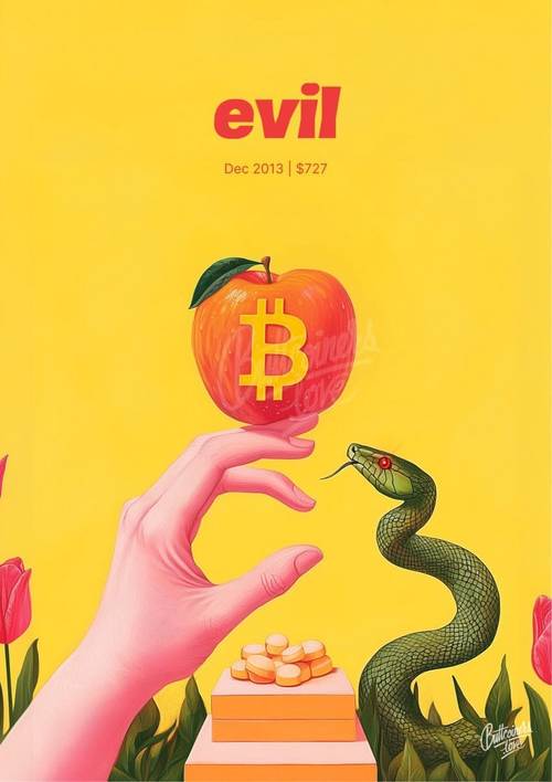 Framed poster: evil